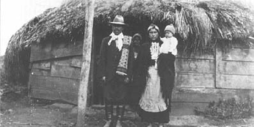 Matrimonio mapuche, ca. 1900