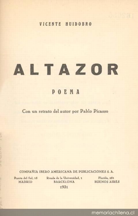 Altazor : poema