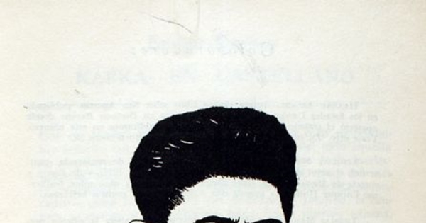 Franz Kafka dibujo por Mauricio Amster, 1950