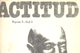 Actitud : 2a. época, vol. 1, no. 2, 1985