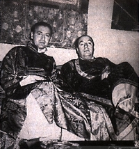 Miguel Serrano y Pablo Neruda, en la década de 1960