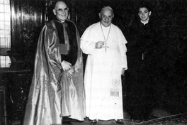 El Papa Juan XXIII y el Cardenal Raúl Silva Henríquez en Roma, 1960