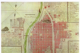 Plano de la ciudad de Santiago del Reino de Chile, 1809