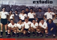 Equipo de Colo-Colo: puntero en la primera rueda del campeonato profesional, 1947