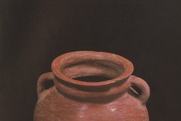 Cántaro rojo violáceo : cerámica