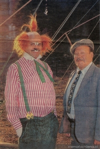 Abraham Lillo Machuca junto Oscar Zimmermann, 1994