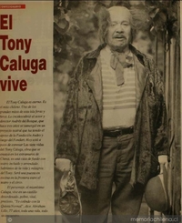 El Tony Caluga vive