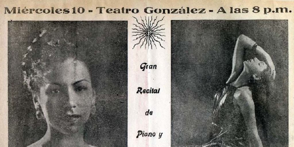 Gran recital de piano y danza de Olga y Malucha Solari