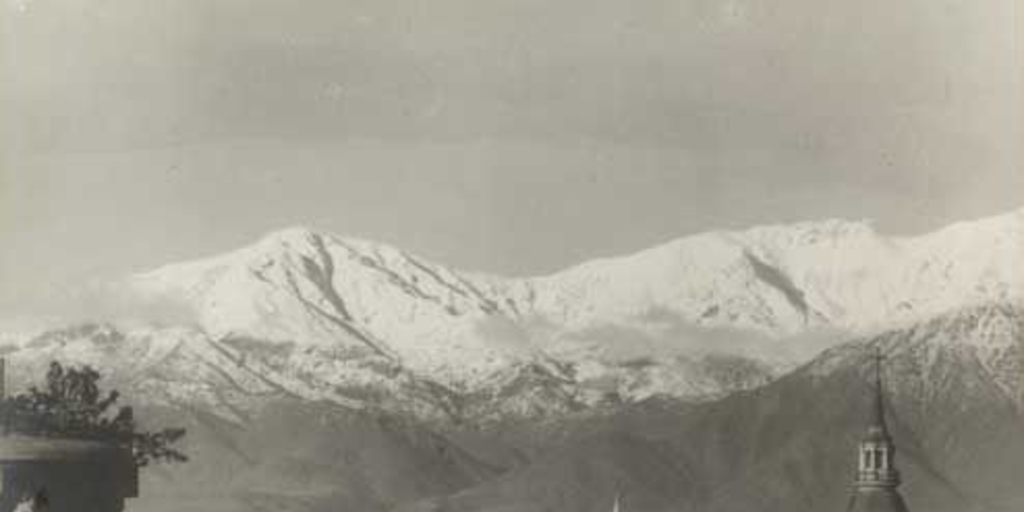 Vista general de Santiago, ca. 1930