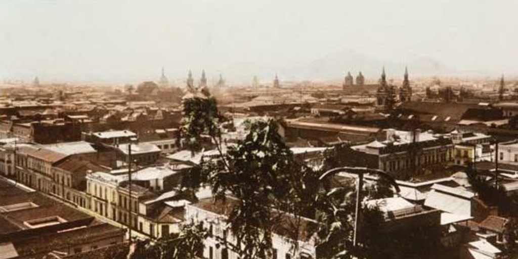 Santiago desde el cerro Santa Lucía, ca. 1910