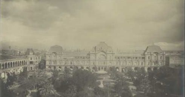 Vista de la Plaza de Armas hacia el sur, ca. 1900