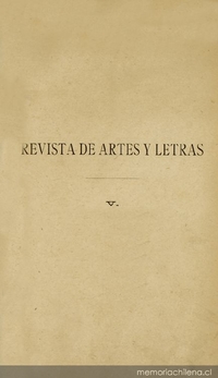 Revista de artes y letras : tomo 5 de 1885-1986