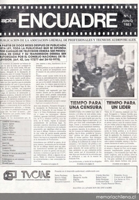 Encuadre : n° 1, junio de 1983