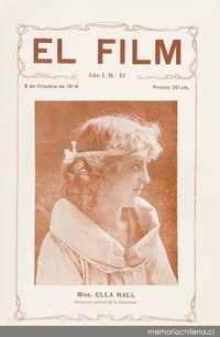 El film : año 1, n° 21, 5 de octubre de 1918