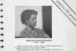 Armando Rubio Huidobro 1955-1980