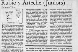 Rubio y Arteche (juniors)
