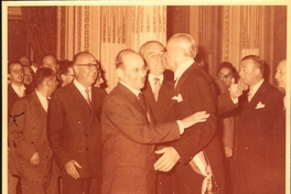 Saludo al presidente Jorge Alessandri, 1958