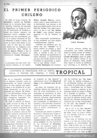 El primer periódico chileno