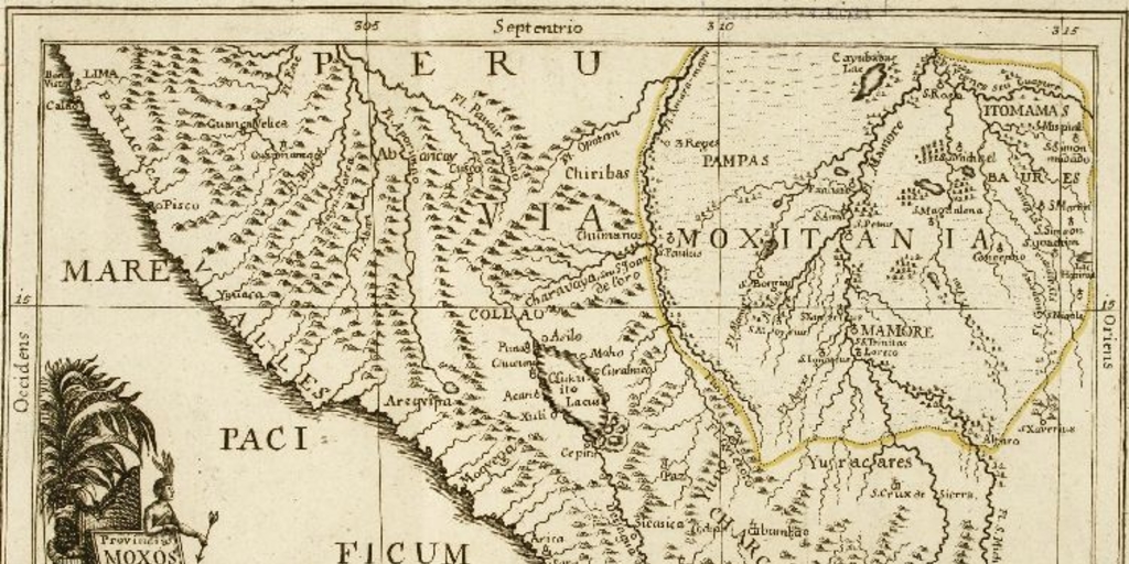 Provinciae Moxos Americ Meri, 1791