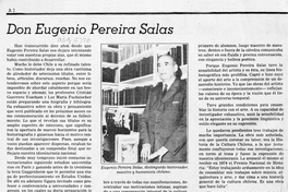 Don Eugenio Pereira Salas