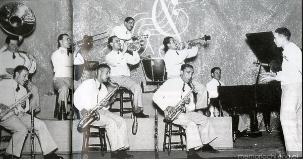 Orquesta de Pablo Garrido en el Lido, 1933