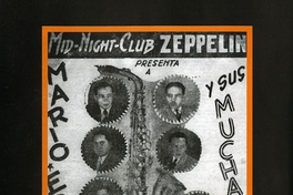 Afiche promocional de la orquesta de Mario Escobar