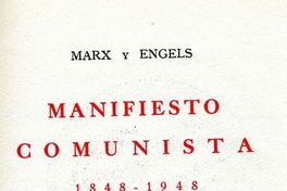 Manifiesto comunista: 1848-1948