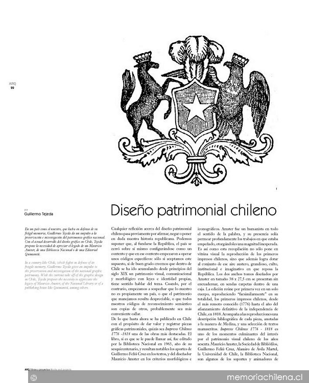 Diseño patrimonial chileno