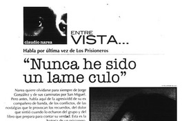Claudio Narea habla por última vez de Los Prisioneros: "Nunca he sido un lame culo"