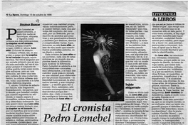 El cronista Pedro Lemebel