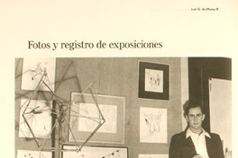 Luis Cáceres, Exposición surrealista, 1948