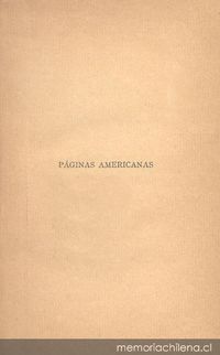 Páginas americanas : novelas