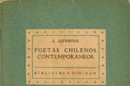 Poetas chilenos contemporáneos
