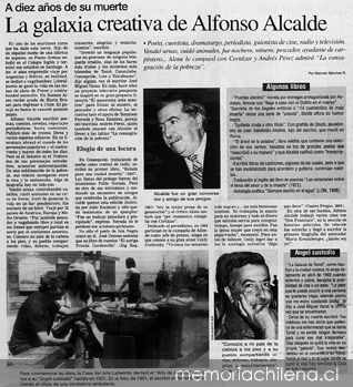 La galaxia creativa de Alfonso Alcalde