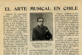 El arte musical en Chile