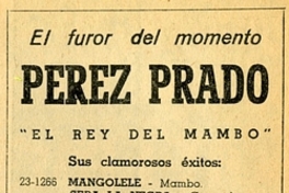 El furor del momento. Dámaso Pérez Prado, discos RCA Víctor