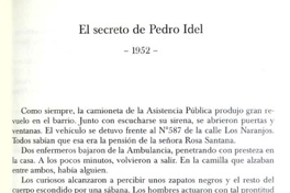 El secreto de Pedro Idel