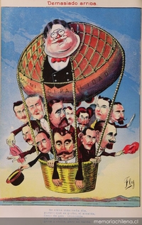 "Demasiado arriba", caricatura de Fly para Sucesos