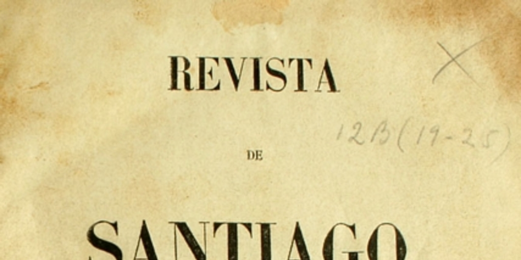 Revista de Santiago: tomo cuarto, abril-julio de 1850