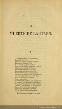 La muerte de Lautaro