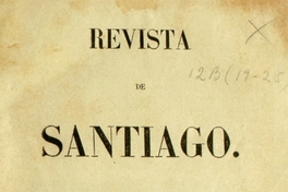 Revista de Santiago: segunda época, tomo cuarto, n° 21 de abril de 1850