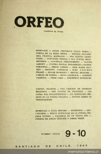 Orfeo: nº 9-10, 1965