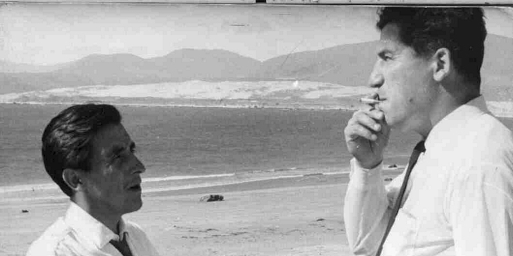 Rolando Cárdenas junto a Ronnie Muñoz, 1968, La Serena