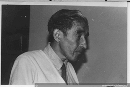 Rolando Cárdenas en su departamento, Santiago, junio, 1990