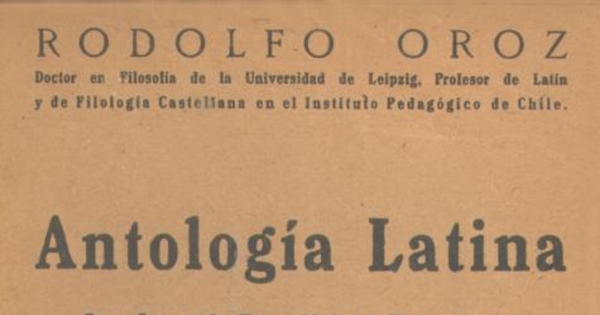Antología latina