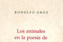 Los animales en la poesía de Gabriela Mistral