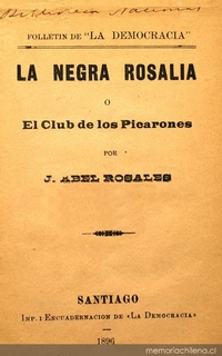 La negra Rosalia, o, El club de los picarones