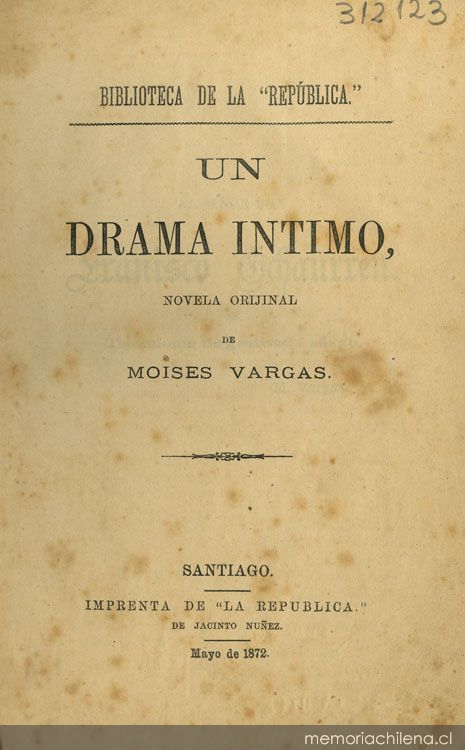 Un drama íntimo: novela orijinal