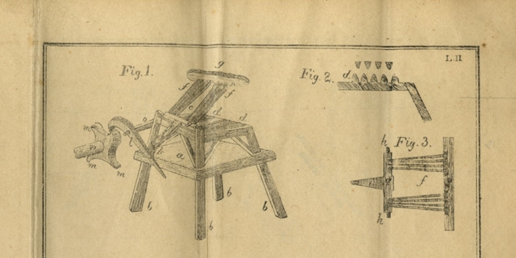 Primera litografía chilena: dibujos técnicos de maquinaria y procedimientos agrícolas, 1833