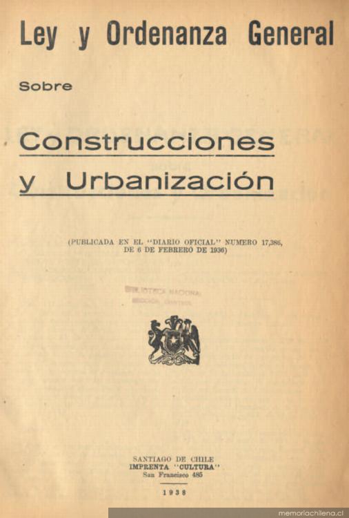 Ley y Ordenanza General sobre Construcciones y Urbanización